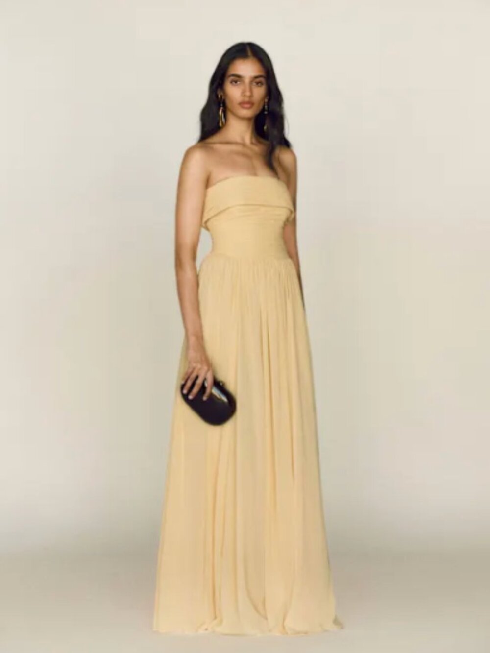 Reformation Cecilie Dress Yellow - Size 6